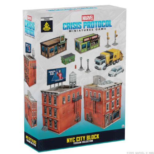 Marvel Crisis Protocol NYC City Block Terrain Collection